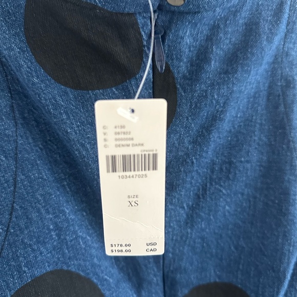 PILCRO RUCHED SLEEVELESS MINI DRESS XS - Picture 5 of 5